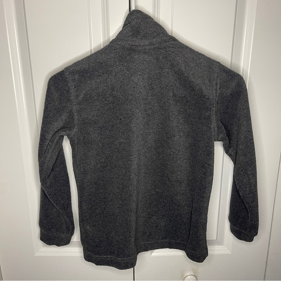 Columbia Fleece Full Zip Size XS Charcoal Gray Outdoor girl Youth Warm Adventure - Picture 4 of 7